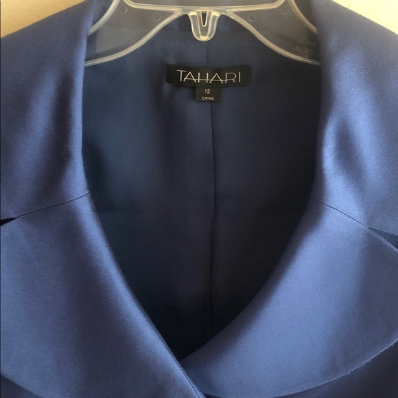 Tahari Deep Blue Jacket and skirt Suit - Picture 3 of 3